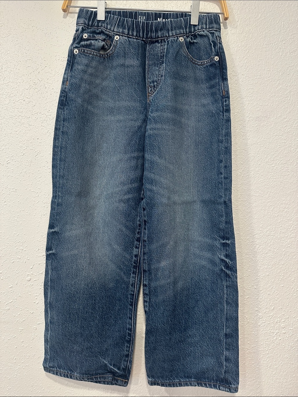Gap kids Wide Leg Elastic Waist Blue Jeans